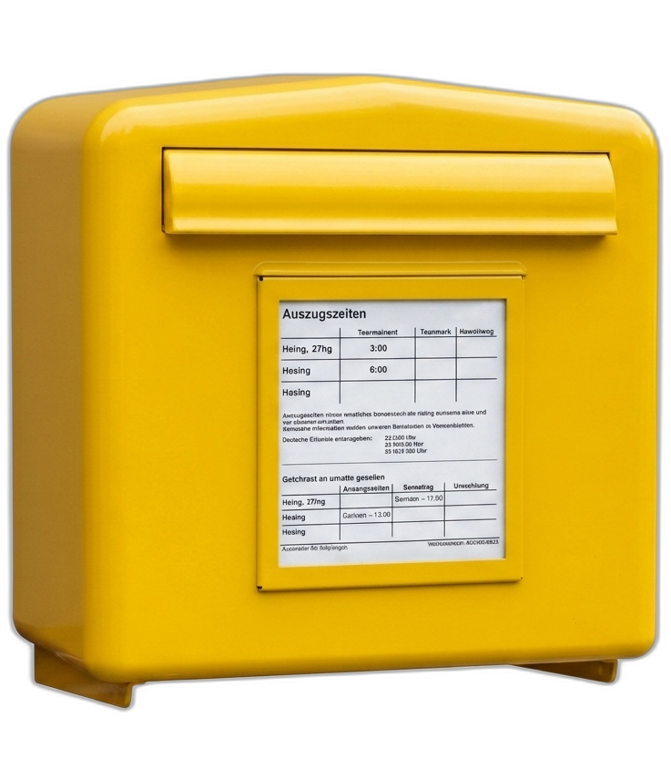 Briefkasten – Nachsendeauftrag